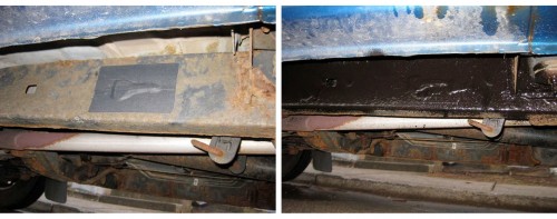 Chave de reposição do carro escondida para emergências